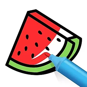 Tap To Color Painting Book
